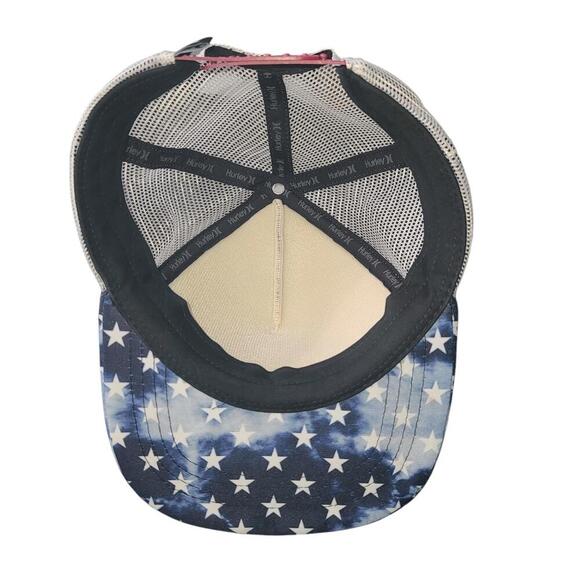 Hurley Men's Stars & Stripes Trucker Snapback Hat - Used - Picture 7 of 8
